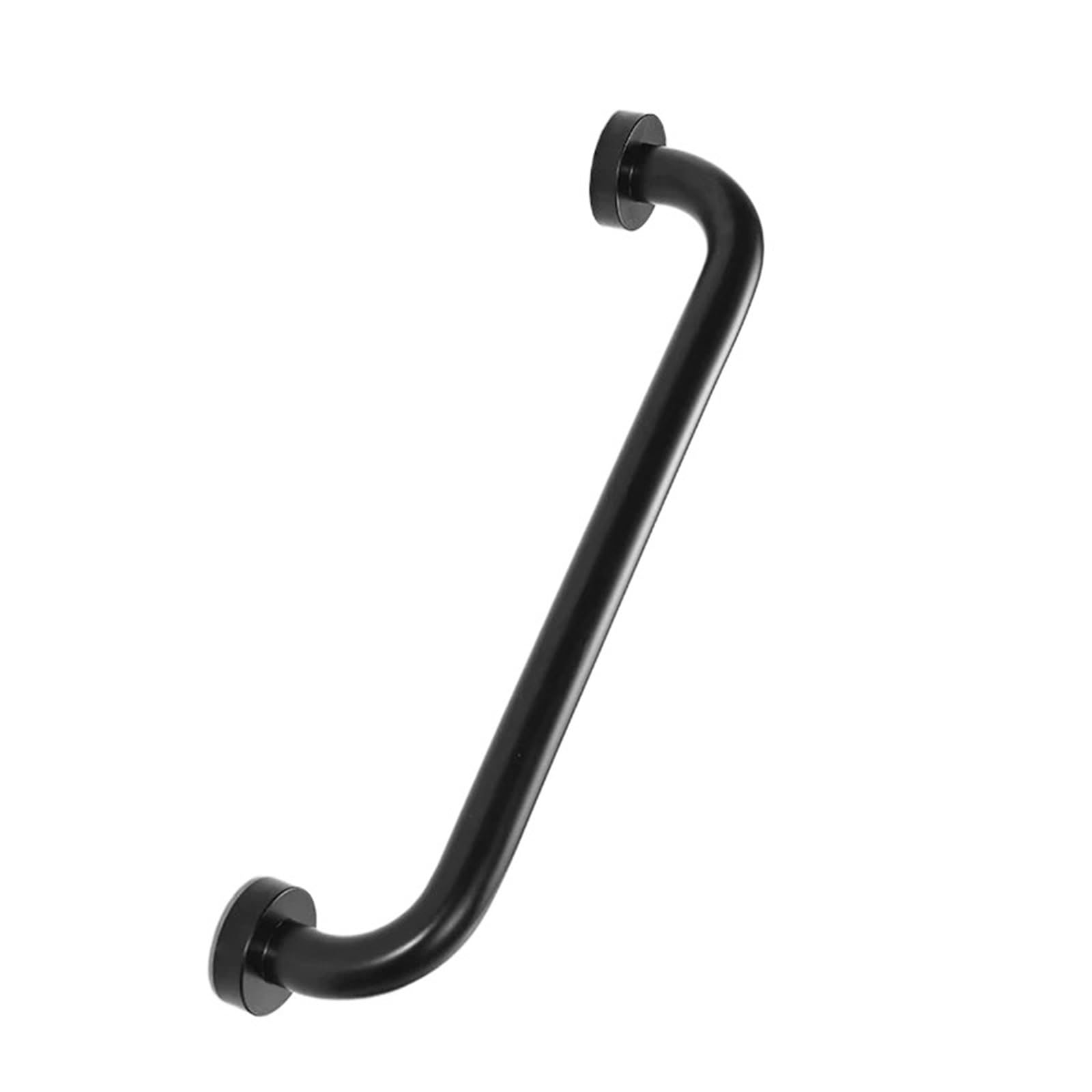 WDSOPK Bathroom ?Handles ? Handrails Shower Bar Black Bathroom Safety Bar for Elderly Grab Bars Handicap Railing for Bathroom Catcher Bath Grab Bar（Black-30cm）