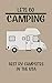 Produktbild Lets go Camping: Record your favorite RV Campsites and adventures in nature 5 x 8 travel size