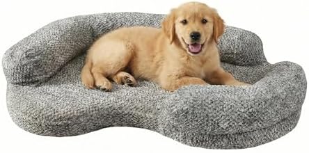 Orthopedic Memory Foam Dog Bed for Small Dogs - Washable & Waterp...
