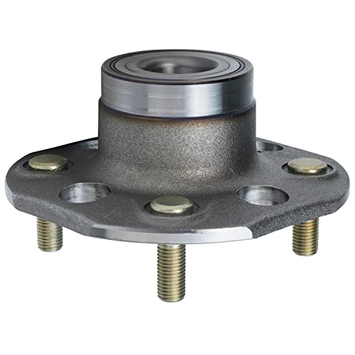 Image of Detroit Axle - 2.3L Rear Wheel Bearing Hubs for 1998-2002 Honda Accord 1999 2000 2001 Wheel Bearing Hubs Assembly Set Replacement [Models w /Rear Drum, w /o ABS]