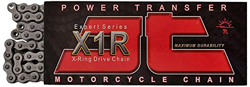 JT Chain JTC525X1R096RL (525 Series) Black Steel 96 Link Heavy Duty X-Ring Chain with Connecting Link