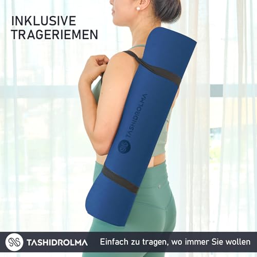 6 mm dick (102 Zeichen). - Detailansicht von TASHIDROLMA Yogamatte Test Rutschfest TPE – Dealfoxx.de