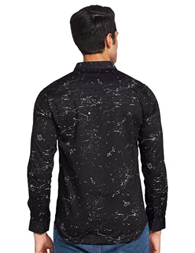 Image of Spykar Men's Printed Slim Fit Shirt