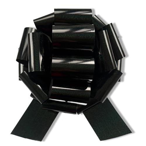 Image of 1Pcs 14 Inch Giant Large Pull Bow Big Bow,Great Gift Bows for appliances,Bikes,Table Decorations and Party Events (Metallic Black)