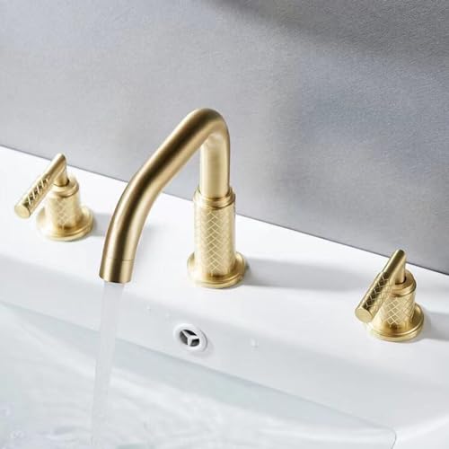 Robinet mitigeur de lavabo laiton durable sans éclaboussures - 2