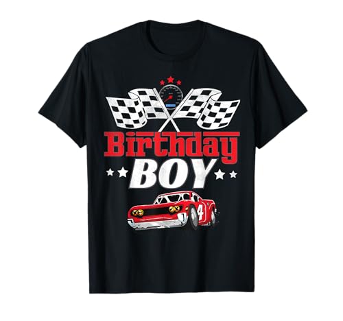 4ème anniversaire Racing 4 ans Boy Race Car Pit Crew T-Shirt