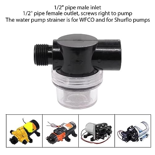 Image of BLUE ELF 1 /2 inch RV Water Pump Strainer Camper (Marine) Freshwater Strainer Replace for Model 15-085-00