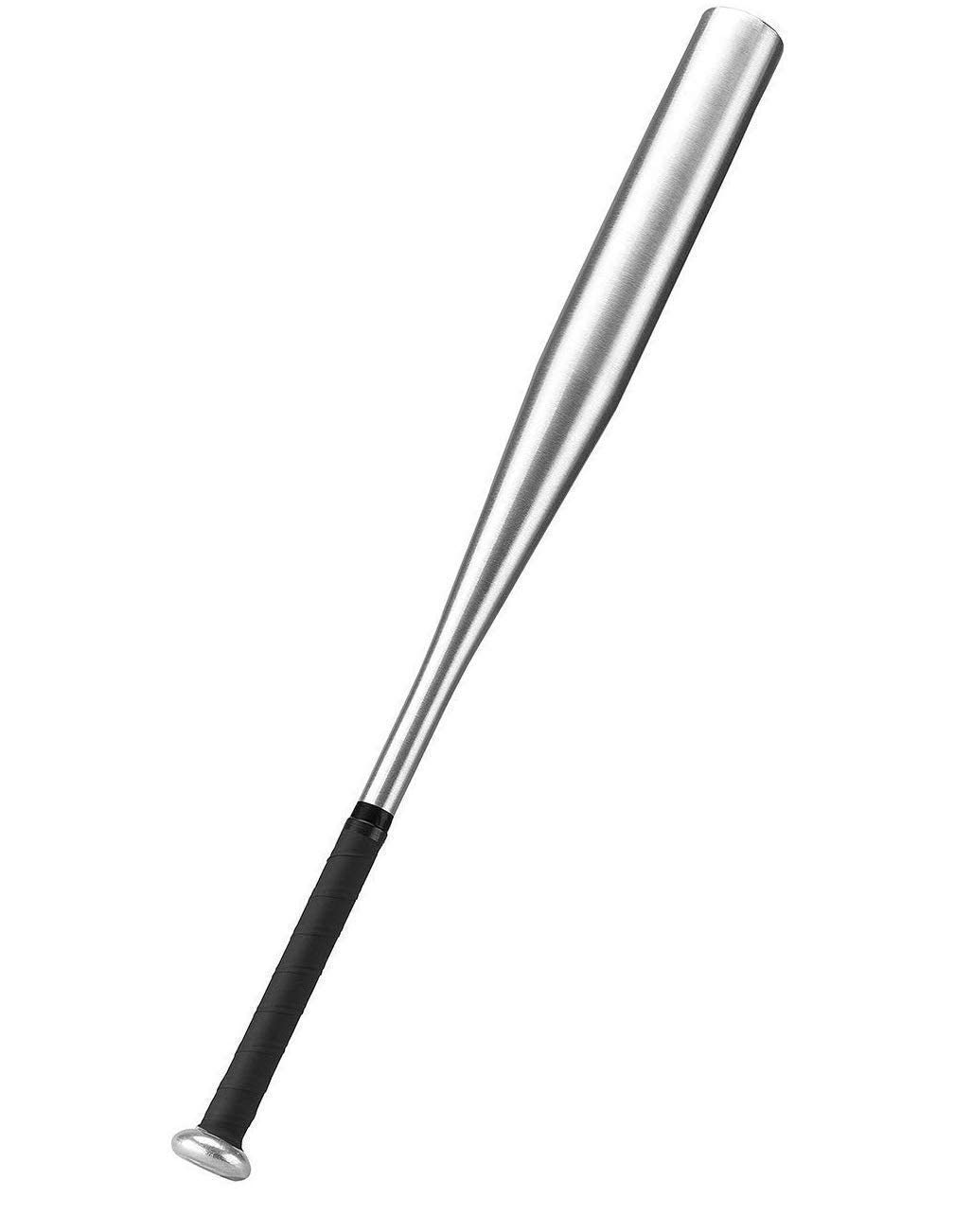32-Inch Wood Baseball Bat with Premium Handle Grip (Silver Color, Heavy Duty Training & Match Bat)-image-3