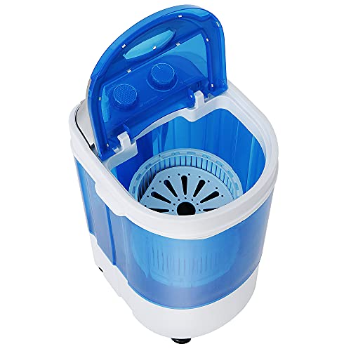 Portable Mini Washing Machine,Small Compact Laundry 4.4lbs Capacity Washer w/Spin Cycle Basket and Drain Hose Drum Washing Machine - Image 6