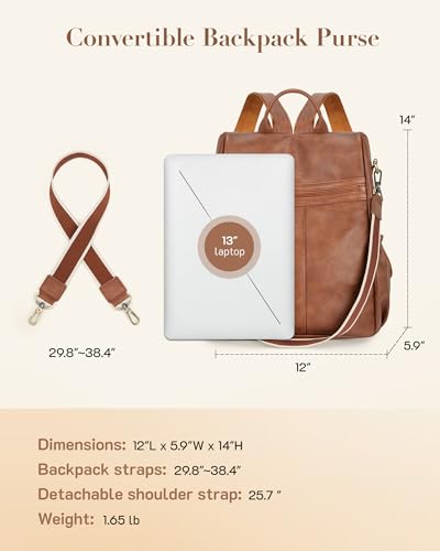 Missnine Backpack Purse For Women thumb #3