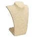 Manichino Busto con Collo per La Collana Esposizione dei Gioielli, Espositore, 3 Colori Opzionali - Beige