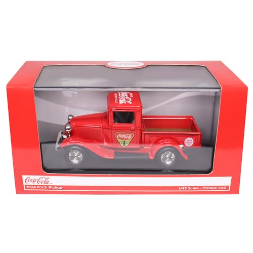 Modelo 1:43 Ford Pick-Up 1934 Coca-Cola Motor City Classics miniatura 3