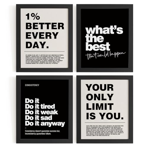 DSHFG Motivational Inspirational Office Wall Art Decor...