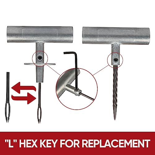 Tire Repair Kit, 25 Pcs with Nylon Bag for Car, Motorcycle, ATV, Jeep, Truck, Tractor Flat Tire Puncture Repair - Image 6