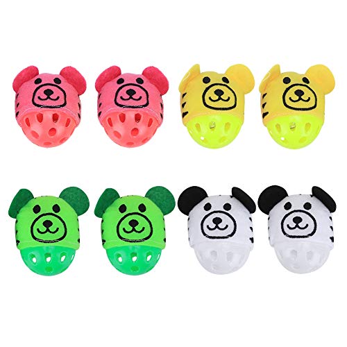 Brinquedos interativos com bolas de gato; Brinquedos para animais de estimação; 8PCS Cartoon Trainin