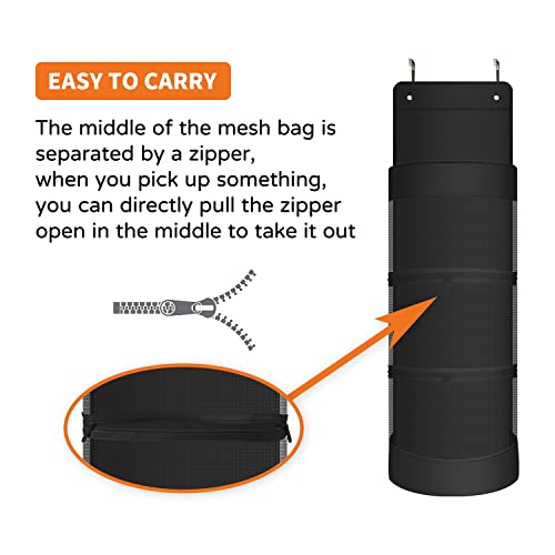 Boczif Hanging Organizer, Over The Door Hanging Sports Equipment And Ball Storage, Garage Sports Equipment Organizer For Hold Soccer, Basketball, Football, Volleyball And Swimming Gear #TOP3