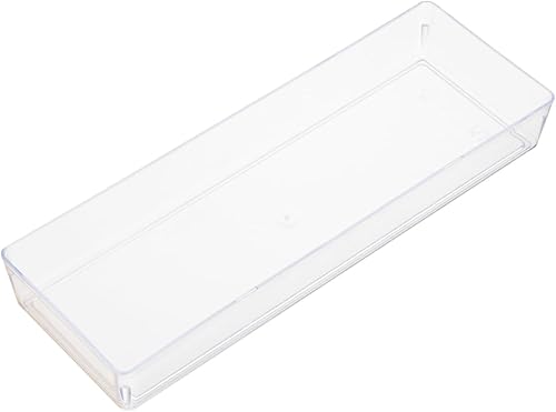 Miniatura 14 de Restaurantware Mini platos de degustación de 5.2 x 1.8 pulgadas, 100 platos rectangulares desechables de plástico, platos de plástico transparente