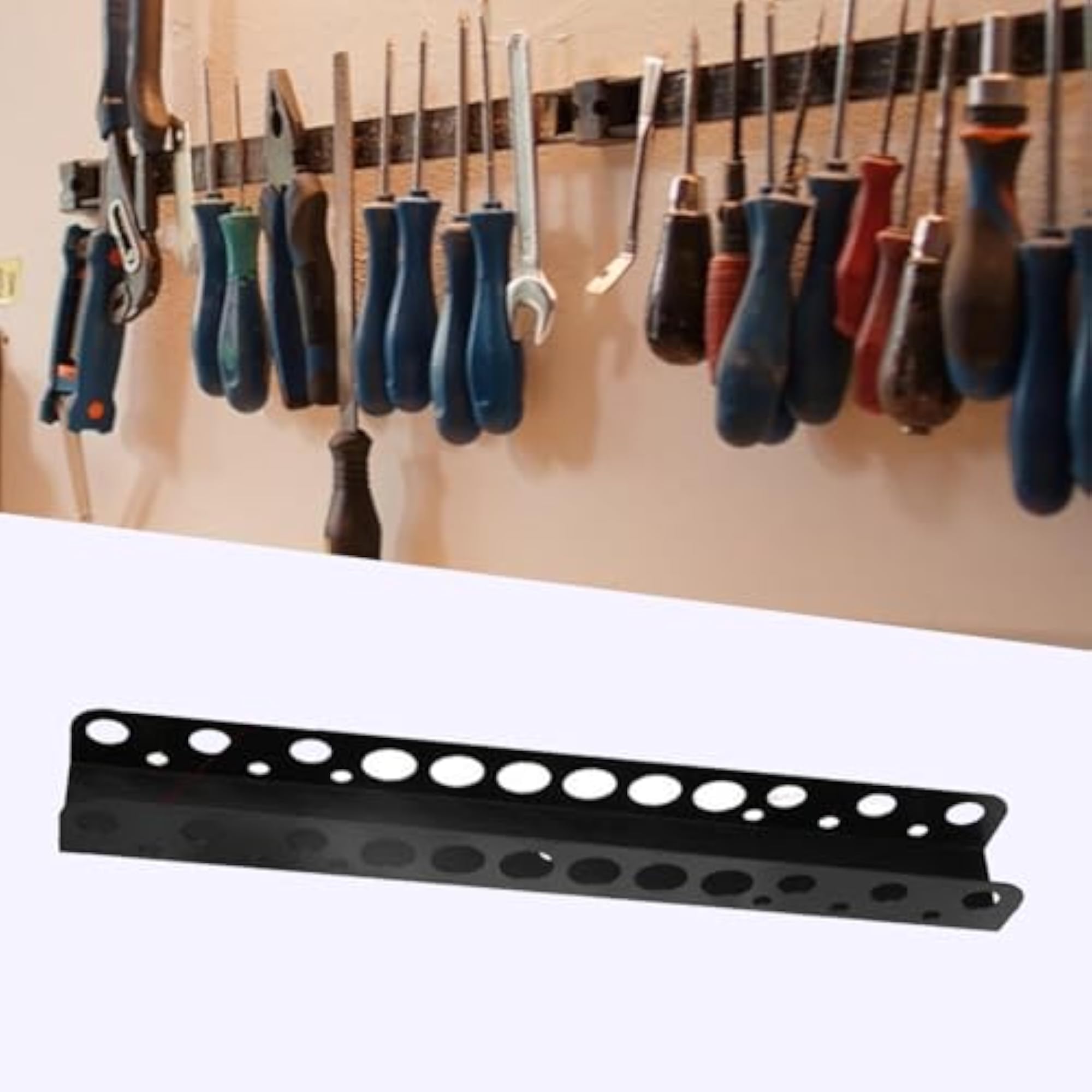 Storage Rack Organizer for Hand Tools, Wall Mount Style