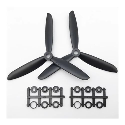 Hélice 5x4.5 tripale robuste pour drone de course FPV et avion RC
