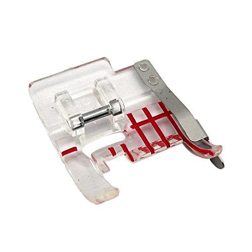 Cutex Clear Seam Guide Foot para Husqvarna Viking miniatura 1