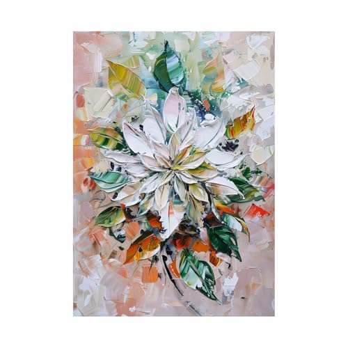 Peinture végétale sur toile 80x120cm sans cadre pour décoration murale