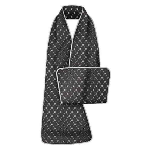 Surakey Adult Bibs for Eating - Adult Dining Bibs Scarf Dignified Alternative to Bib - Reversible Washable Adult Bibs Scarf Clothing Protectors for Elderly Women Men Senior Citizens, Type 9
