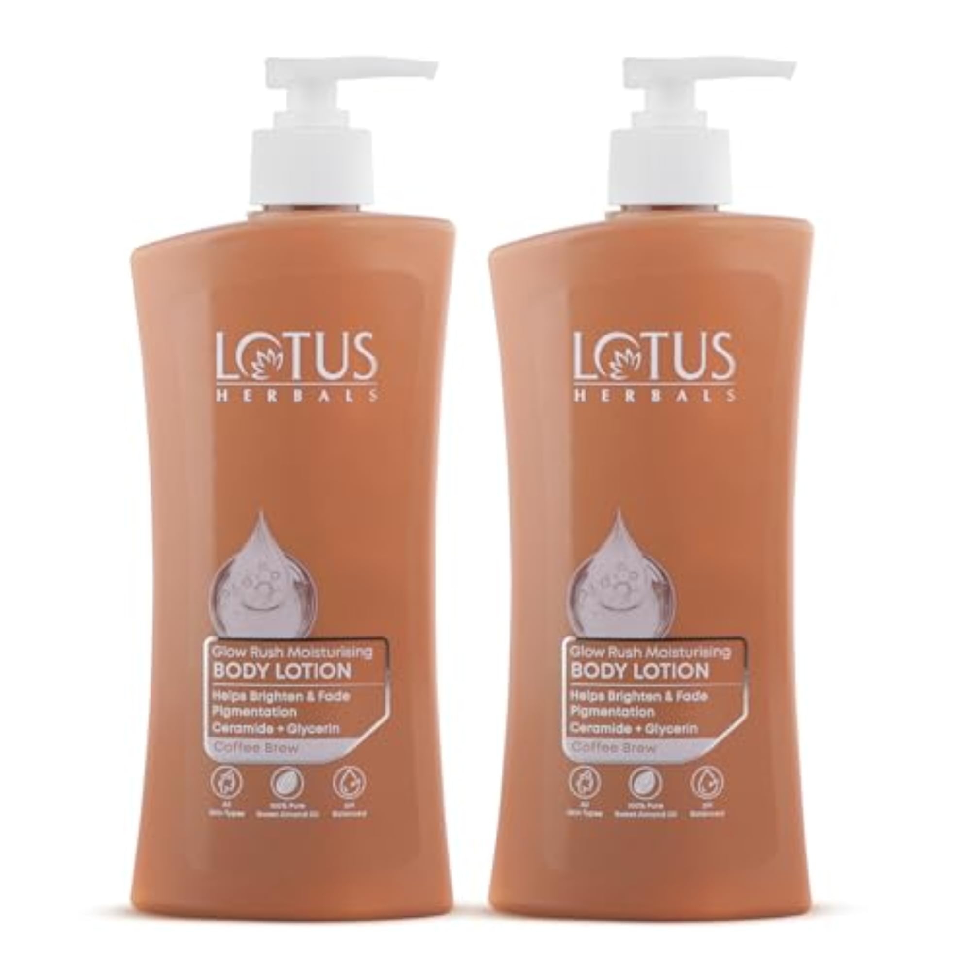Glow Rush Moisturising Body Lotion, Brightening & Nourishing