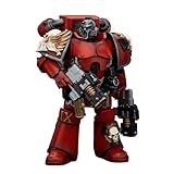 JOYTOY Warhammer 30K 1/18 Blood Angels Angel's Tears Squad Erelim with Volkite Serpentas Collection Model Birthday Gift 4.8 Inch