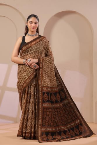 Image of TAMAIRA FASHION Mulmul Pure Cotton Saree For Woman |Office Wear Daily Wear Sarees For Women Without Blouse Piece(Available in 19 Colours)