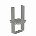 Simpson Strong-Tie CBSQ88-SDS2 - Galvanized Standoff Column Base for 8x8 w/SDS Screws