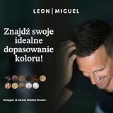 Leon Miguel® Hairr Line Powder – korektor/puder bazowy | zagęszczanie i uzupełnienie włosów dzięki makijażowi Shadow Make-Up | wodoodporny czerwonobrązowy