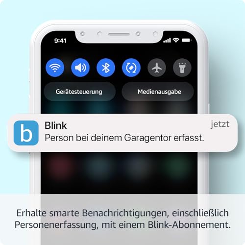 Blink Mini 2 – Überwachungskamera, smarte Plug-in-Sicherheitskamera mit HD-Nachtsicht in Farbe, integriertem Spotlight, Gegensprechfunktion und Bewegungserfassung, Alexa-kompatibel (weiß)