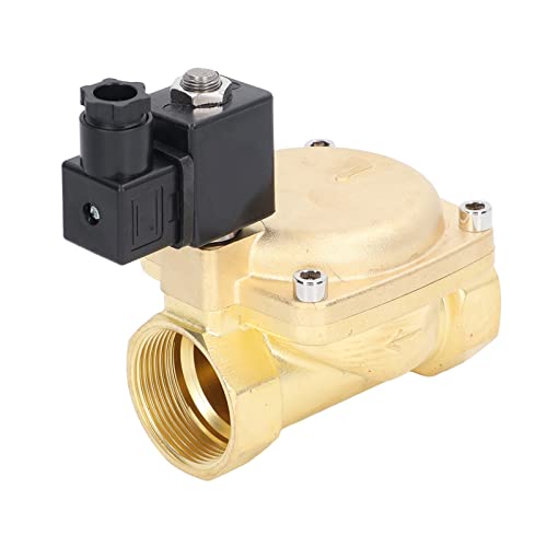 Électrovanne G1-1/4 Laiton Anti Fuite Air Normalement Fermée Pilote