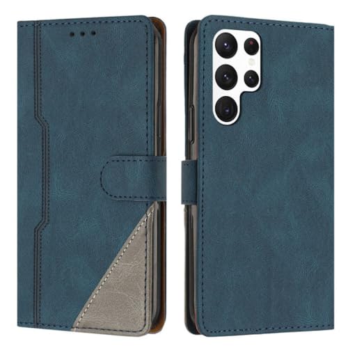 Coque cuir Samsung S23 Ultra et S22 portefeuille avec charge sans fil