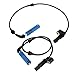 AUTEX 2PCS ABS Wheel Speed Sensor Front Left & Right ALS436 compatible with BMW 320i 2002-2004 2.2L/BMW 325Ci 2001-2006 2.5L/BMW 325i 2002-2005 2.5L/BMW 330Ci 2001-2006 3.0L/BMW 330i 01-05 3.0L