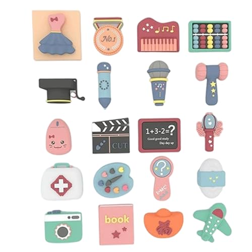 NIDONE 20 stuks Doljabi Set voor Meisjes Symbolische Zhuazhou Set Artikelen Verjaardagscadeaus Cartoon 1e Verjaardag Doljanchi Traditioneel Speelgoed voor Kinderen Koreaanse ceremonie