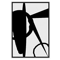 Framed Canvas Wall Art Abstract Color Block Canvas Prints Home Artwork Decoration for Living Room,Bedroom - 16x24 inches