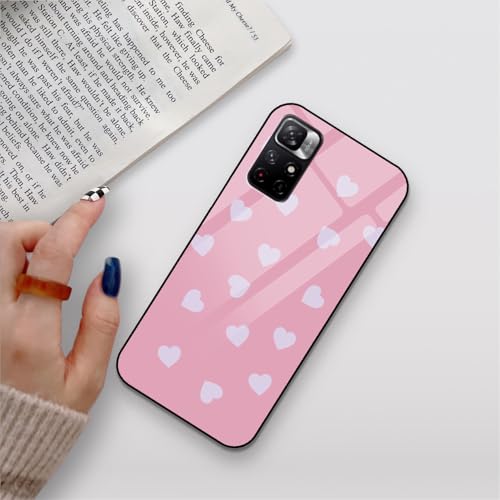 Image of COLORflow Back Cover Compatible with Redmi Note 11 5G / 11S 5G | Heart Celestial Color Customized | Shockproof TPU Bumper with Camera Protection Back Cover Compatible with Redmi Note 11 5G / 11S 5G