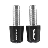  Motorrad Lenkergriffe Endkappen Aluminium für Ducati Panigale V2 2020 Panigale 899 Panigale 959 Corse Panigale 1199 R S Tricolore S Panigale 1299 R S Superleggera R FE Schwarz