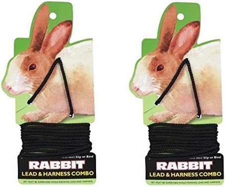 Rabbit Harness - Black (2-Pack)
