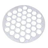 Tsophreniq Professionelle Pierogi Presse, 37 Mulden, Knödelform, Knödel Backform aus Aluminiumlegierung in Lebensmittelqualität, Mehrzweck Küchenkochgeschirr für Hausmannskost