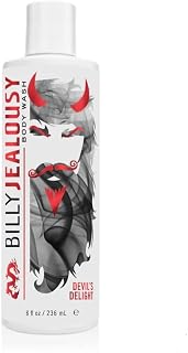 Billy Jealousy Illicit Hydrating Body Wash for Men with Hempseed Oil and Vitamin E, Cleanse, Smooth & Soften Skin, Citrus/Sandalwood/Bergamot Scent