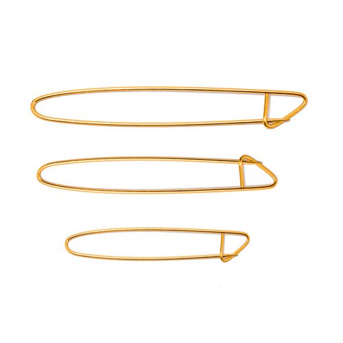 Set 3 Aluminium Knitting Needle Stitch Holders By Curtzy TM Amazon.in