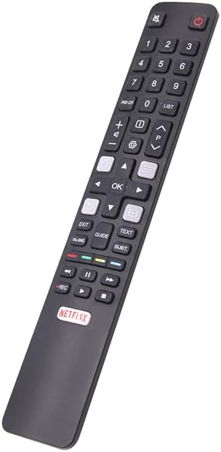 LFYSJTX RC802N Univerzális Távirányító TCL Thomson Smart TV-hez - Kompatibilis 32ES560 40ES560 U50P6146 Modellekkel, 10m Hatótáv