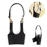 カップホルダーボトルホルダー ドリンクホルダー ドリンクホルダー 缶ホルダー 手提げ 持ち歩きに便利(ブラック)