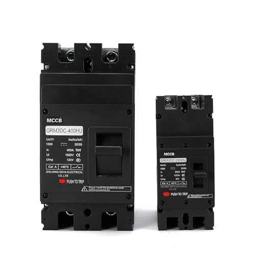 Evita sobre cargas en paneles solares con este MCCB solar de 1000V 160A 6