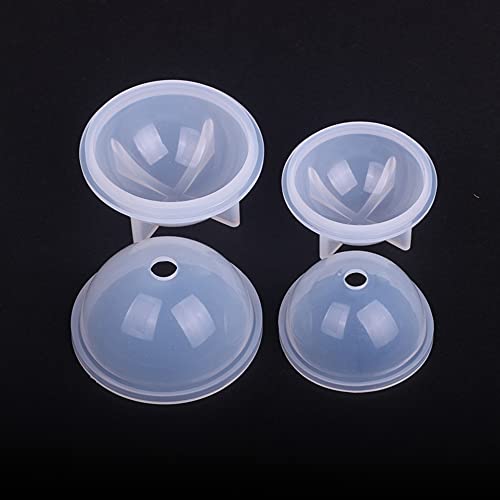 Toosunny 5 Pcs Sphere Resin Molds Round Silicone Molds Ball Molds For Resin Epoxy, Jewelry Making, Candle Wax, Homemade Soap, Bath Bomb #TOP5