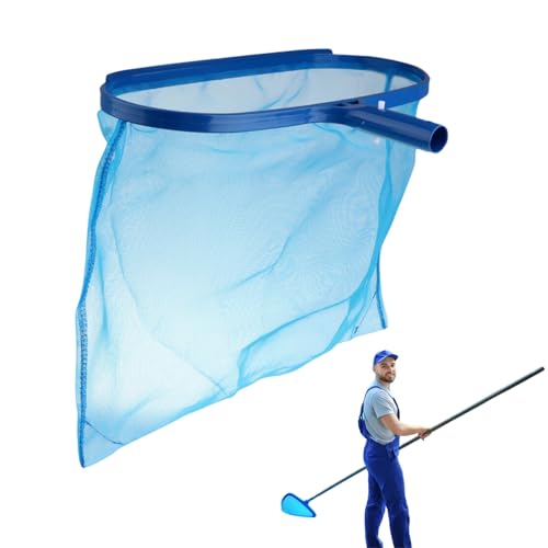 ZLXFT Recogehojas Piscina,Recogehojas para Fondo Piscina,Recogehojas Plano Piscina,Reforzado Malla Fina,Red Aterrizaje para Piscina,Pool Skimmer Rake Net,Limpia Piscinas,Red Piscina