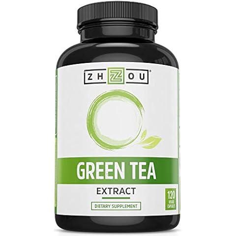 Zhou Green Tea Extract: Metabolism, Antioxidant, Brain Function, Gentle Energy, Non-GMO Cover