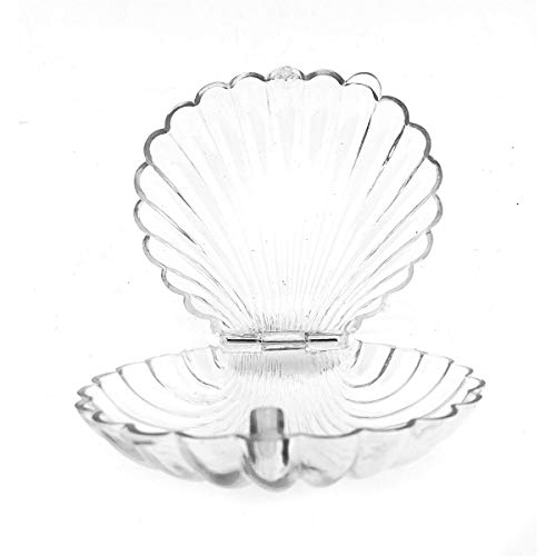 Au Plaisir des Yeux - 10 Boites à Dragée Coquillage Transparent Thème mer